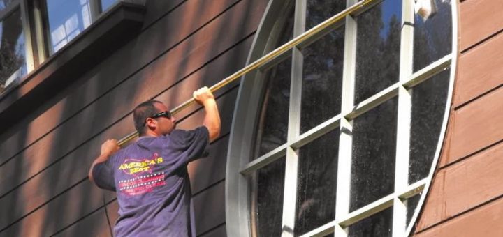 Window Cleaning Exterior Window